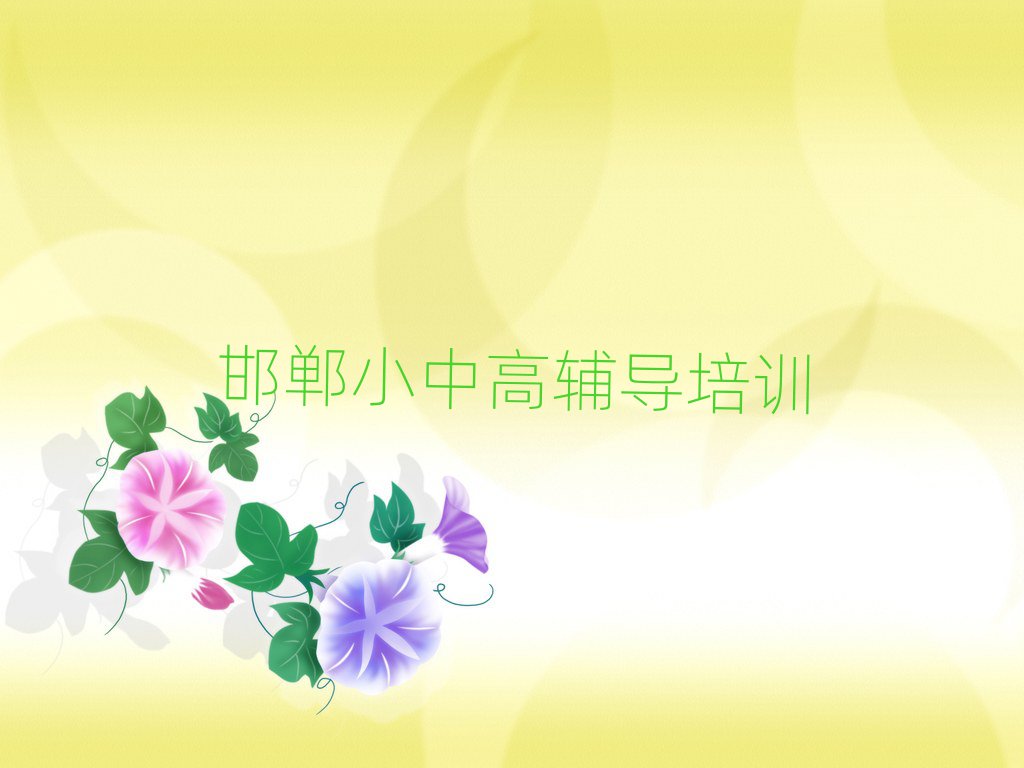 2025邯郸肥乡区初中物理培训费名单榜首一览