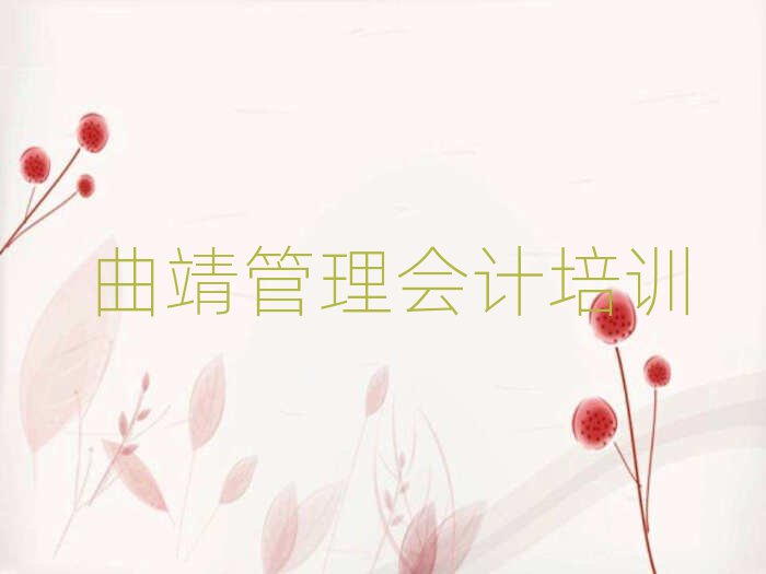 曲靖沾益区正规管理会计培训机构排名前五