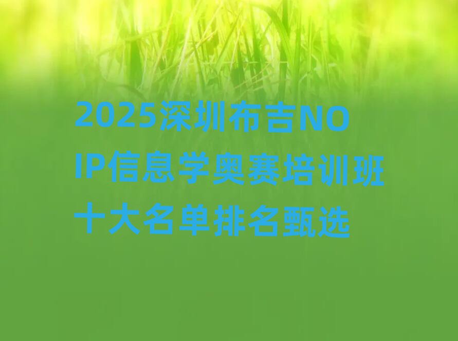 2025ڲNOIPϢѧѵʮѡ