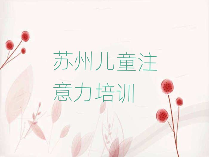 苏州吴中区哪学孩子记忆力好排名前十