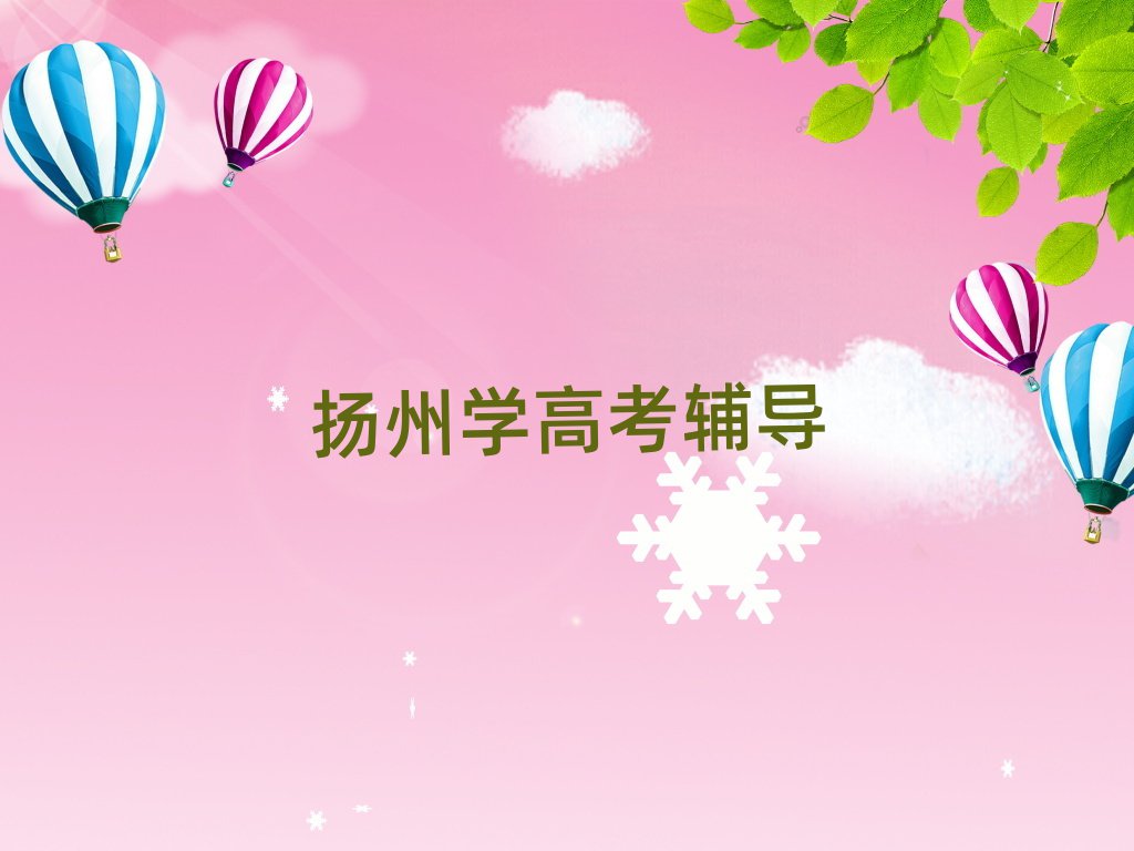 扬州学高考辅导