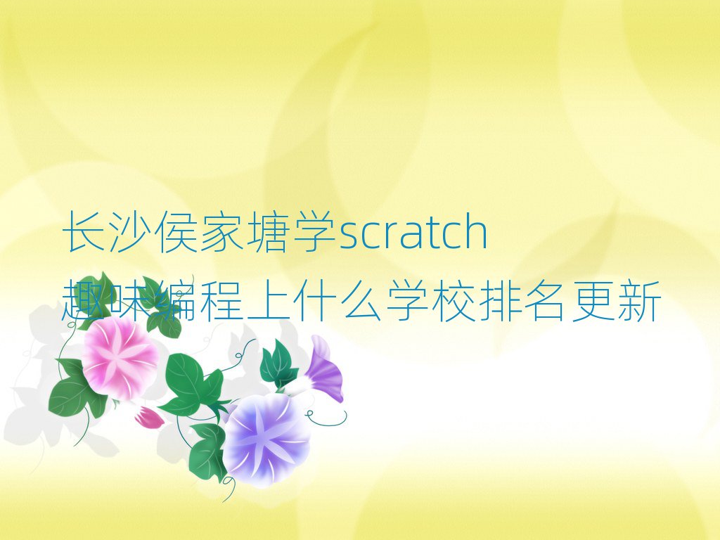 ɳѧscratchȤζʲôѧУ